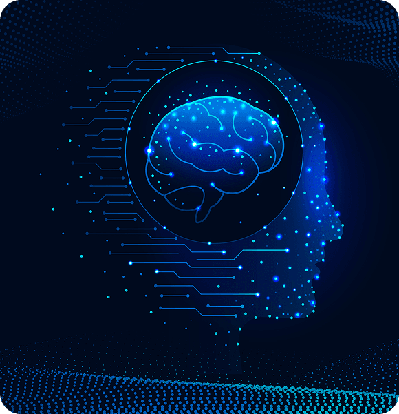 Manager discussing financial graph with remote colleagues