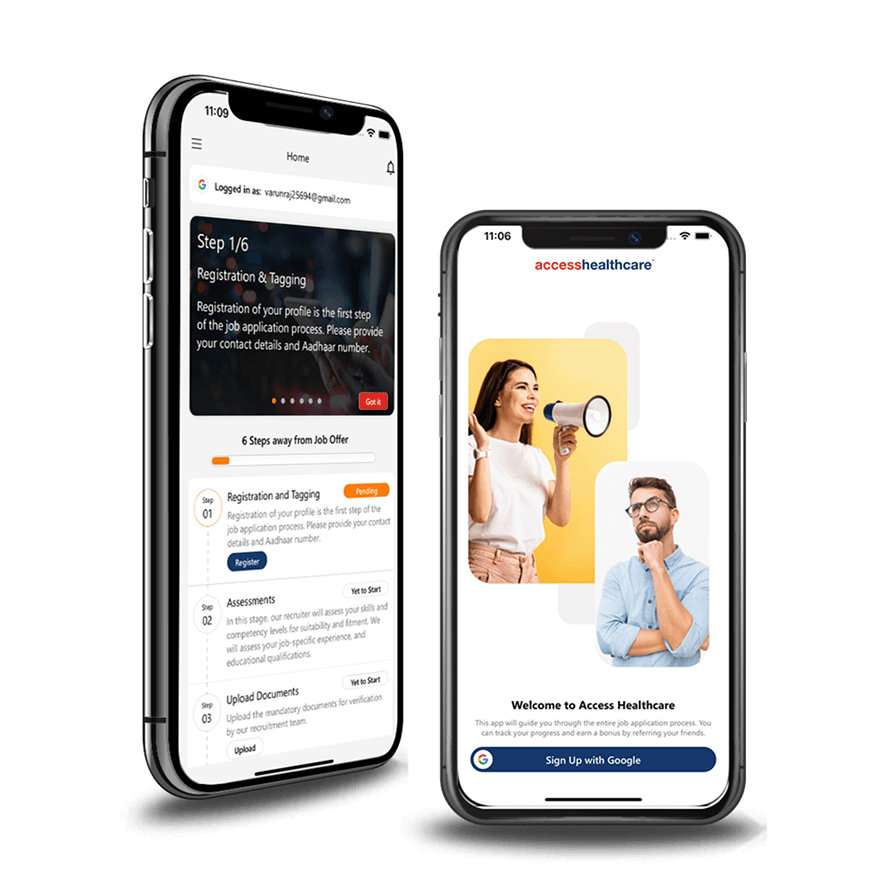 Center Mobile Screens