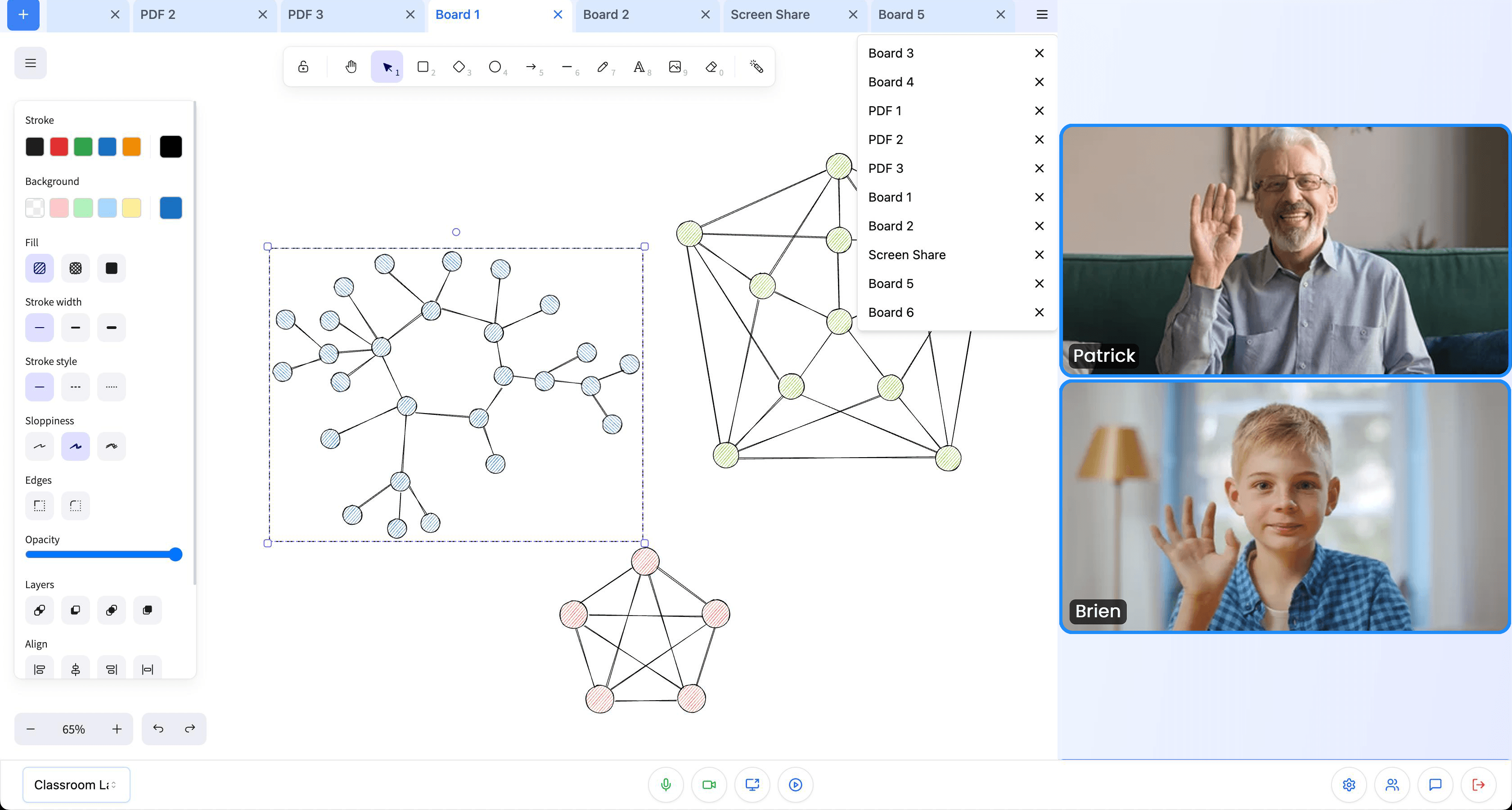 Virtual Classroom Interface 10