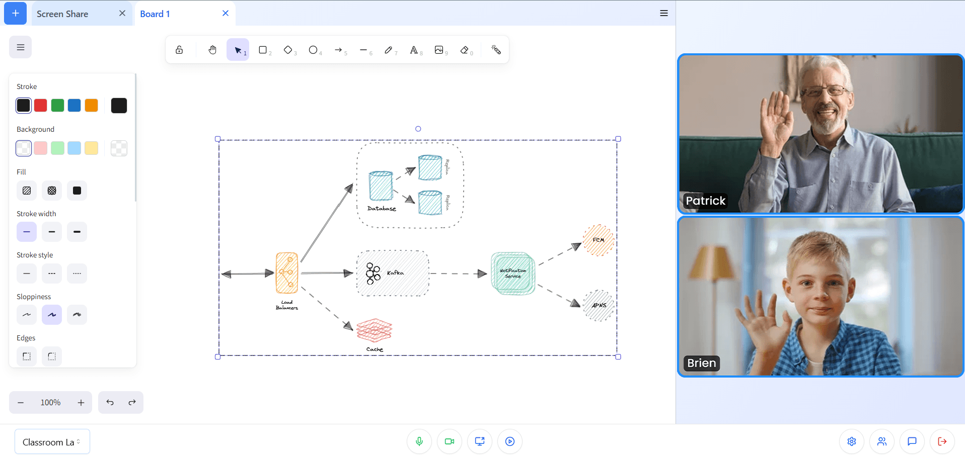 Virtual Classroom Interface 20