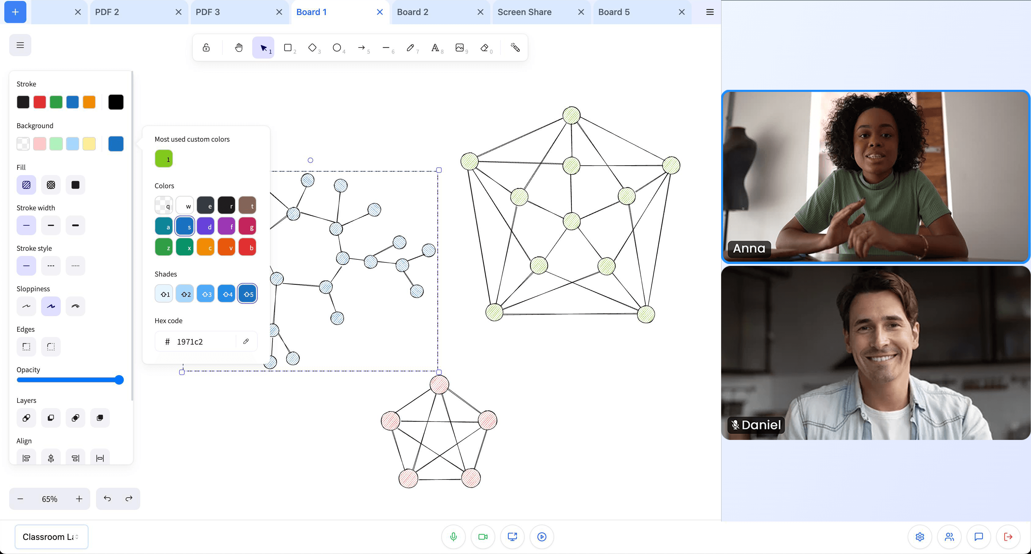 Virtual Classroom Interface 7