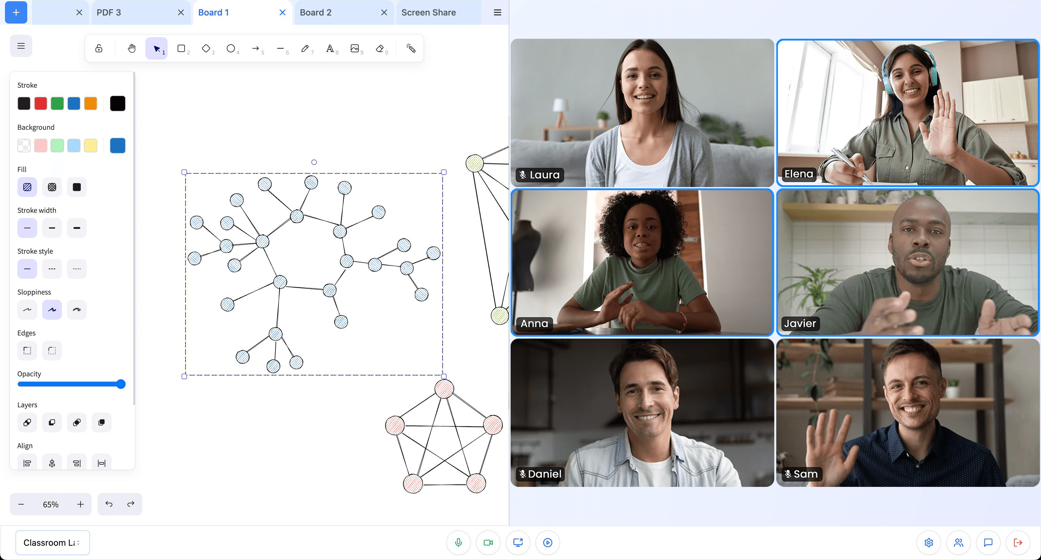 Virtual Classroom Interface 8