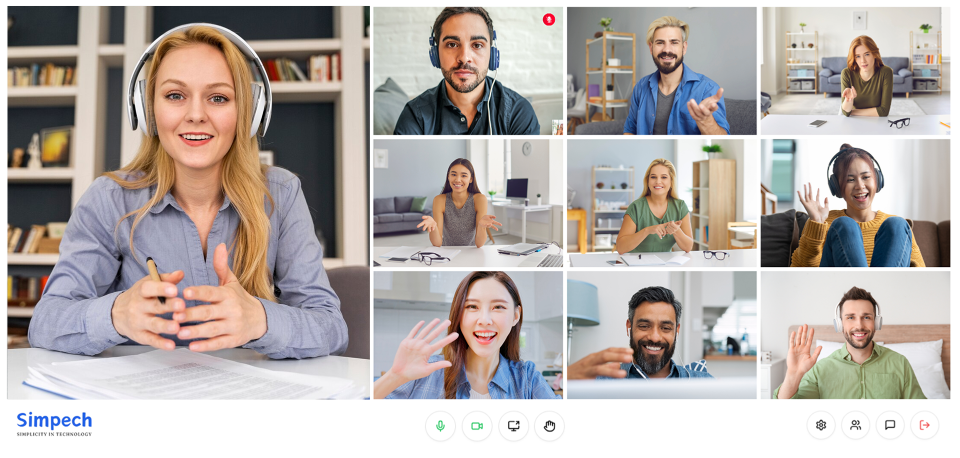 Simpech Meet Interface